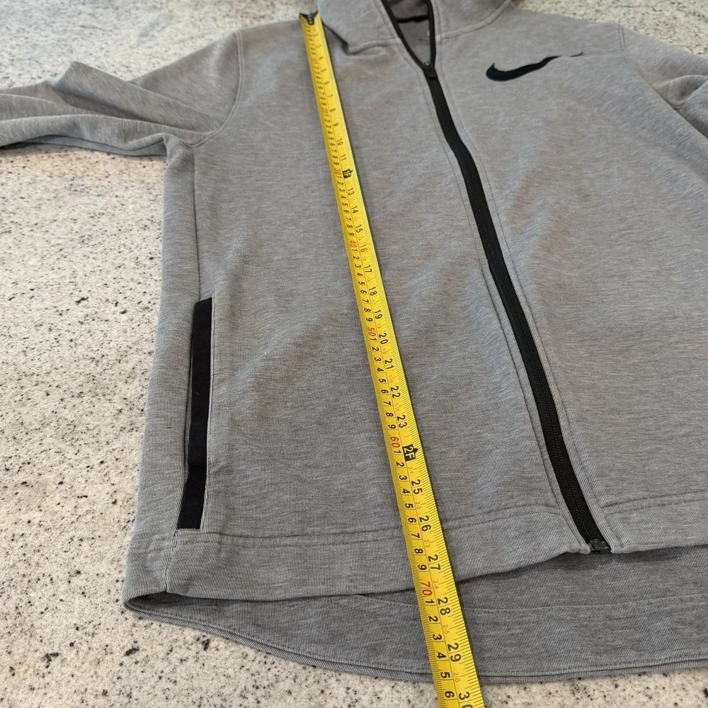 Nike Hoodie Mens Large Grey Therma Flex Showtime Basketball Dri-Fit READ